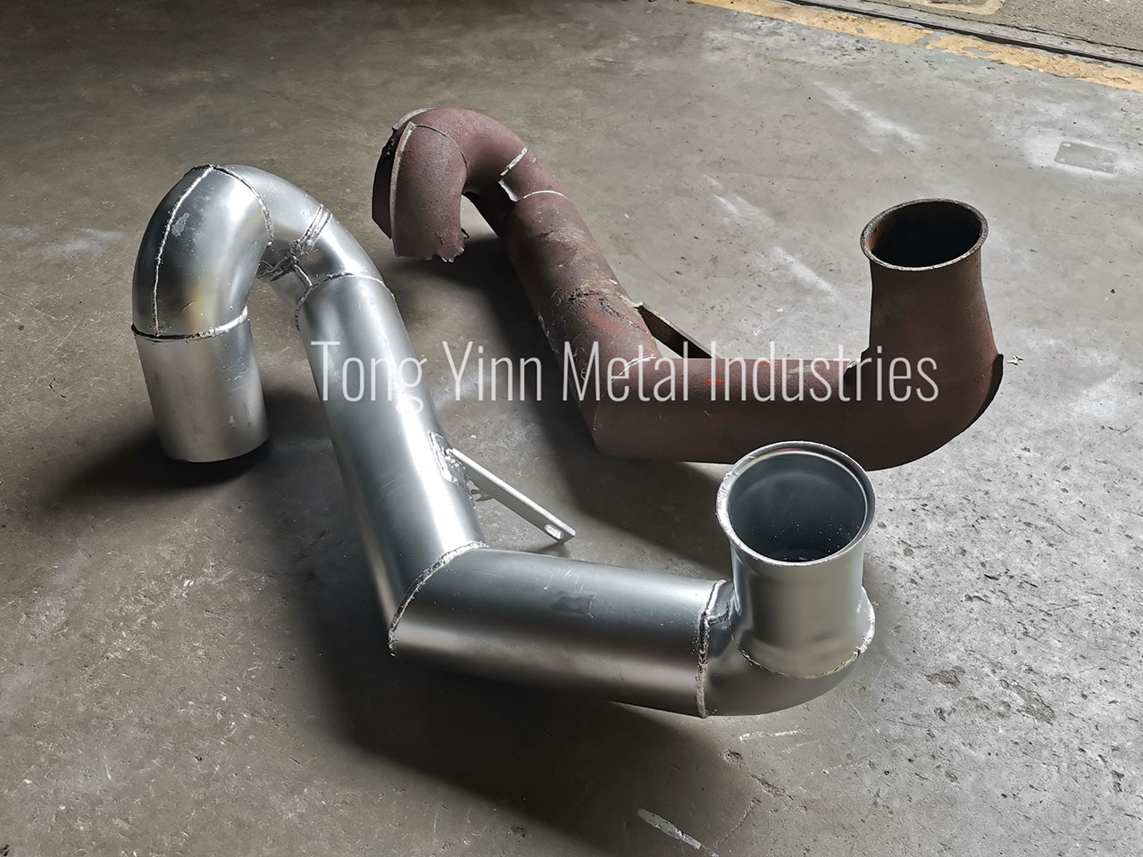 5inches Inlet pipe with flare end